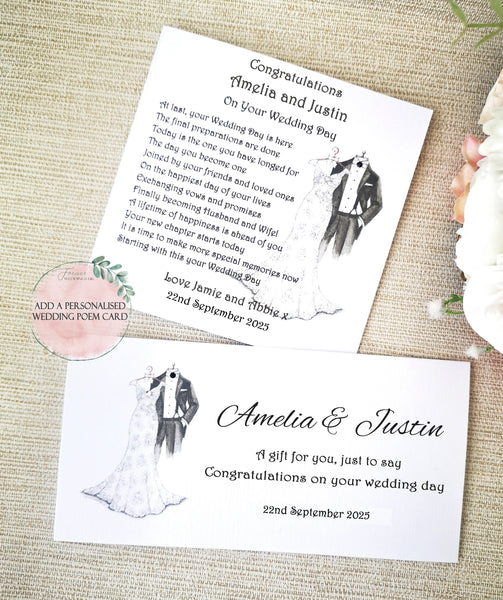 Card for Newlyweds, Son and Daughter-in-law Wedding Day Card, Rustic Bride and Groom Card, Wedding Poem Card, To my Son on his Wedding day,