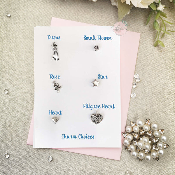 Will you our Ring Bearer Card, Wish Bracelet Gift, Personalised Bridal Party Proposal Gift, Bridesmaid Invite, Wedding Jewellery