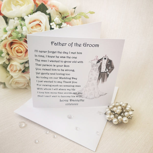 Father of the Groom gift from Bride, Personalised wedding gift to Father of the Groom, Bridal party gift idea, Wedding thank you gift