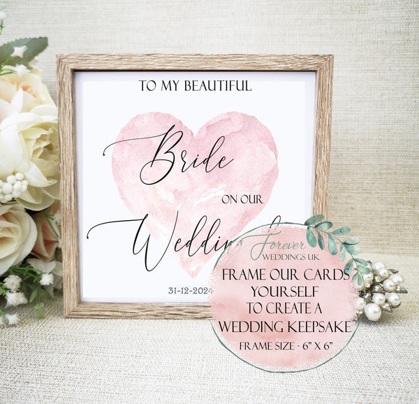 Chief Bridesmaid Thank you Card from Bride, Best Woman, Box Filler, Maid of Honour, Matron of Honour, Bridesmaid, Chief, Junior, Flower Girl