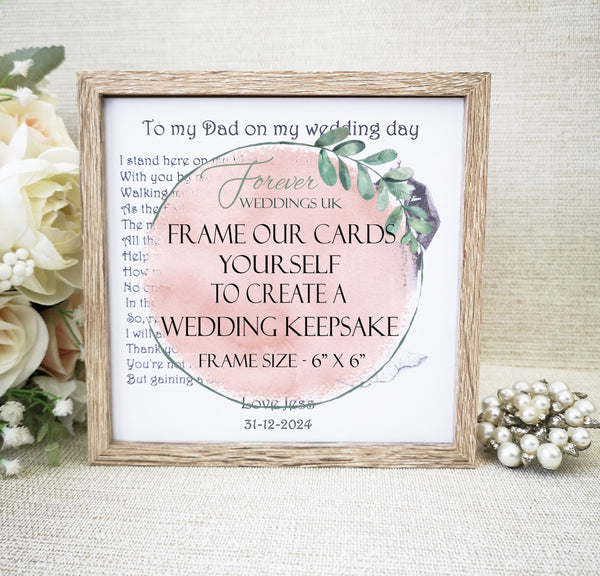 Bridesmaid Wedding Thank You Card, Maid of Honour Card, Bridesmaid Gift Box Card, Custom Wedding Card, Personalised Card from Bride