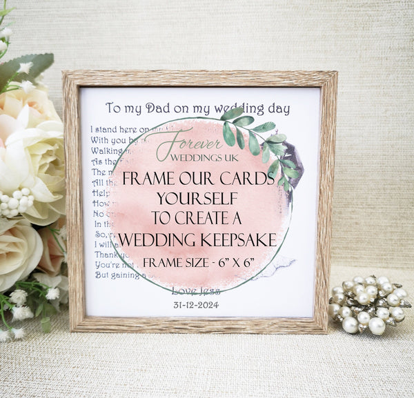 To My Bride On Our Wedding Day, Personalised Wife Wedding Day Card, Bride Card From Groom, Wife to be Wedding, Bride wedding morning card